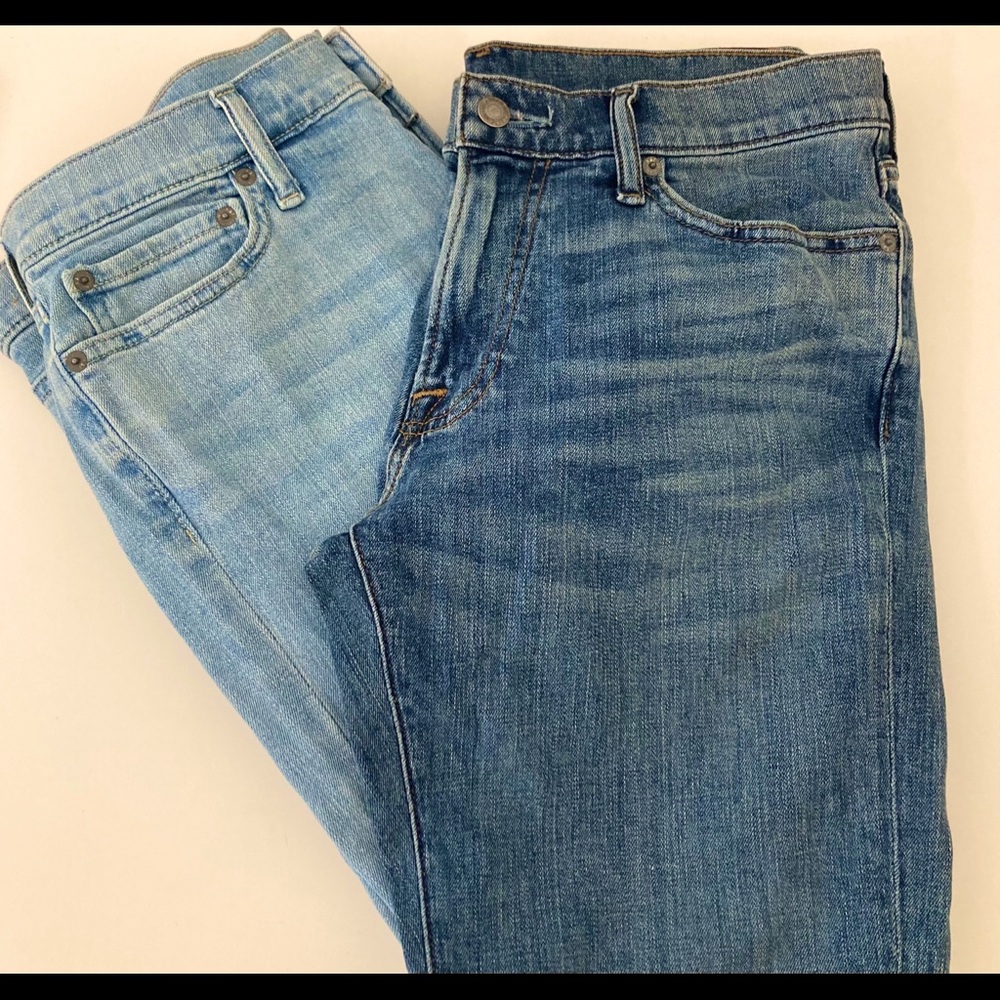 2-Pack Abercrombie Skinny Jeans. Size 30.